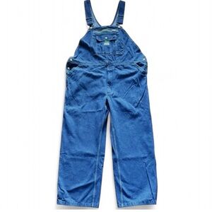 Denim Bib Overalls Men’s Liberty 44x30 Carpenter Painter Workwear Farm Utility